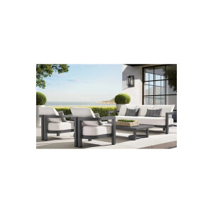 Set mobilier premium din aluminiu, pentru terasa/gradina/balcon, model Parma
