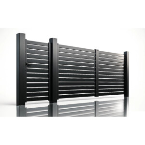 Set porti aluminiu 900x1800 + 3000x1800 mm, model Taurus, gri antracit