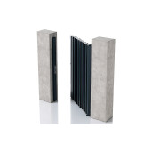 Poarta pietonala aluminiu 1000x2000 mm, model Imperia, gri antracit