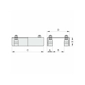 Ghidaj superior reglabil profil 110mm max