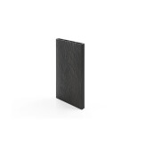 Placa gard WPC 3D Negru, Dimensiune 120x4000mm, Grosime 21mm