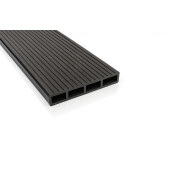 Placa gard tip scandura din WPC lemn compozit, 150x20.6mm, textura periata gri