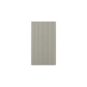 Placa de gard 3D, din compozit de lemn si plastic WPC, culoare gri deschis, 150 x 20 mm, lungime 2m sau 4 m