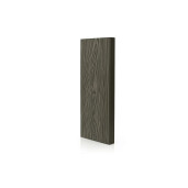 Placa de gard 3D, din compozit de lemn si plastic WPC, culoare gri inchis, 150 x 20 mm, lungime 2m sau 4 m