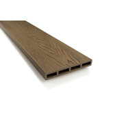 Placa de gard 3D, din compozit de lemn si plastic WPC, culoare maro, 150 x 20 mm, lungime 2m sau 4 m