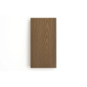 Placa de gard 3D, din compozit de lemn si plastic WPC, culoare maro, 150 x 20 mm, lungime 2m sau 4 m