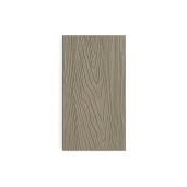 Placa Gard 3D Ambele Fete Textura Lemn WPC Gri Deschis, Dimensiune 150x20mm, Lungime 2m sau 4m