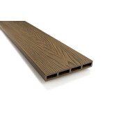 Placa Gard 3D Ambele Fete Textura Lemn WPC Maro, Dimensiune 150x20mm, Lungime 2m sau 4m