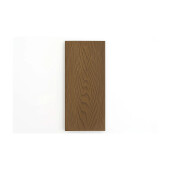 Placa Gard 3D Ambele Fete Textura Lemn WPC Maro, Dimensiune 150x20mm, Lungime 2m sau 4m