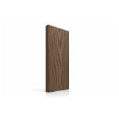 Placa gard WPC 3D ambele fete, Maro, Dimensiune: 150x4000mm, Grosime: 21mm