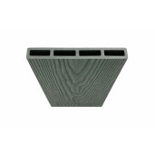 Placa gard WPC 3D ambele fete, Negru, Dimensiune: 150x4000mm, Grosime: 21mm