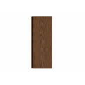 Placa gard WPC cu imbinare, maro, 20x150x4000mm