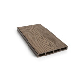 Placa gard tip scandura din WPC lemn compozit, 150x20.6mm, textura lemn maro