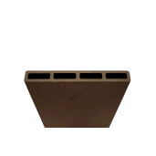 Placa gard tip scandura din WPC lemn compozit, 150x20.6mm, textura lemn maro