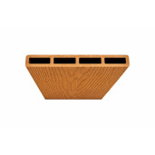 Placa gard tip scandura din WPC lemn compozit, 150x20.6mm, textura lemn bej