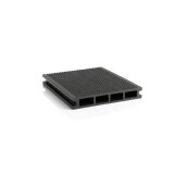 Placa Decking WPC Negru 146x24mm, L 3800mm, Gama ECO 3800 mm