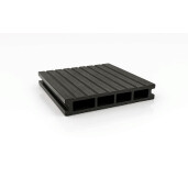 Placa Decking WPC Negru 146x24mm, L 3800mm, Gama ECO 3800 mm