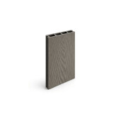 Placa deck terasa WPC 3D, tip pardoseala/dusumea WPC, 145x25 mm, gri deschis lemn 3800 mm
