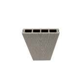 Placa deck terasa WPC 3D, tip pardoseala/dusumea WPC, 145x25 mm, gri deschis lemn 3800 mm