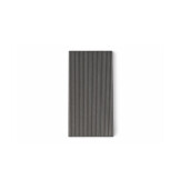 Placa deck terasa WPC 3D, tip pardoseala/dusumea WPC, 145x25 mm, gri antracit lemn 3800 mm