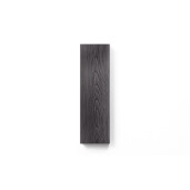 Placa Deck 3D Gri din WPC 150x23mm, L 3800mm, Structura cu Gol Rotund pentru Rezistenta Sporita