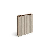 Placa Final Deck WPC Gri Deschis , Dimensiune 146x25mm L 4000mm