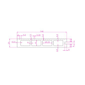 Placa WPC Final Decking Gri Inchis , Dimensiune 146x25mm L 4000mm