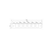 Placa deck terasa WPC PREMIUM, tip pardoseala/dusumea WPC, placa co extrudata, 145x22mm, gri lemn, model No Gap 3800 mm