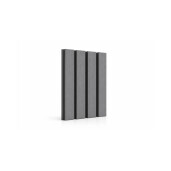Riflaj WPC canelat negru, Dimensiune: 219x26mm, Lungime 3600mm