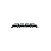 Riflaj WPC canelat negru, Dimensiune: 219x26mm, Lungime 3600mm