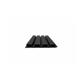 Riflaj WPC coextrudat canelat negru, Dimensiune: 220x26mm, Lungime: 3600mm