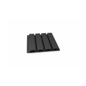 Riflaj WPC semi-coextrudat canelat negru, Dimensiune: 219x26mm, Lungime: 3600mm