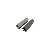 Coltar pentru riflaj WPC gri deschis 60-203 si 60-245, Dimensiune: 40x40mm, Lungime: 3600mm