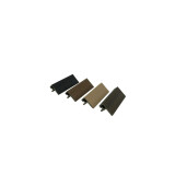 Starter coextrudat pentru riflaj WPC gri inchis carbune 60-210, Dimensiune: 60x35mm, Lungime: 3600mm