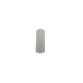 Cornier Perimetral, WPC 3D, 50 x 50 mm X 3000 mm, gri deschis