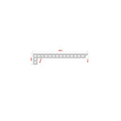 Treapta Decking 3D WPC, dimensiune 300 x 60 x 24 mm, culoare gri inchis