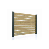 Gard WPC Cu Placaj Ares Aluminiu