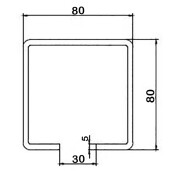 Kit poarta autoportanta deschidere max 6m greutate sustinuta 700kg