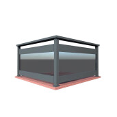 Balustrada Atena Aluminiu