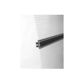 Copertina ranforsata Daisy 1050x1200 mm, gri antracit, policarbonat fumuriu