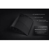 Copertina metalica cu plastic rigid - Culoare policarbonat / transparent - 1050mm