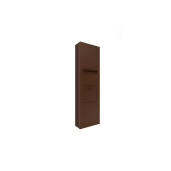 Stalp aluminiu Deluxe, cutie primire colete si primire cutie postala integrata, 600x250mm, 2000mm inaltime