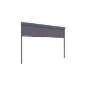 Plasa Umbrire Anti-UV pentru Pergola, 3000x2500mm, Dimensiune 2770x2288mm, Cadru Gri RAL 7016