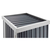 Magazie dulap depozitare gradina GoodBox Small, casuta depozitare unelte, Basic, Otel zincat
