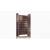 Poarta pietonala aluminiu 900x1800 mm, model Baldur, maro