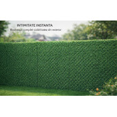 Plasa gard viu artificial, imitatie Gard Viu, plasa paravan verde, 1.5x10metri, Virtuoso