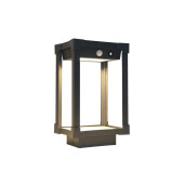Lampa LED de exterior SOLIS, cu panou solar si senzor, aluminiu