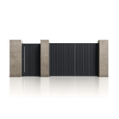 Set porti aluminiu 1000x2000 + 3000x2000 mm, model Imperia, gri antracit (Signature)