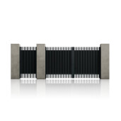 Set porti aluminiu 1000x2000 + 3000x2000 mm, model Supernova, gri antracit (Signature)