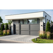Set porti aluminiu 900x1800 + 3000x1800 mm, model Baldur, maro